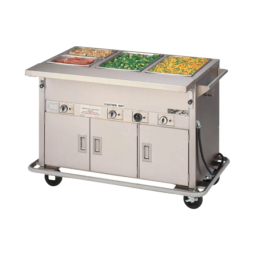 Piper Products DME-3-PTS 44" Pipermatic Serving Counter, (3) Sealed Wells
