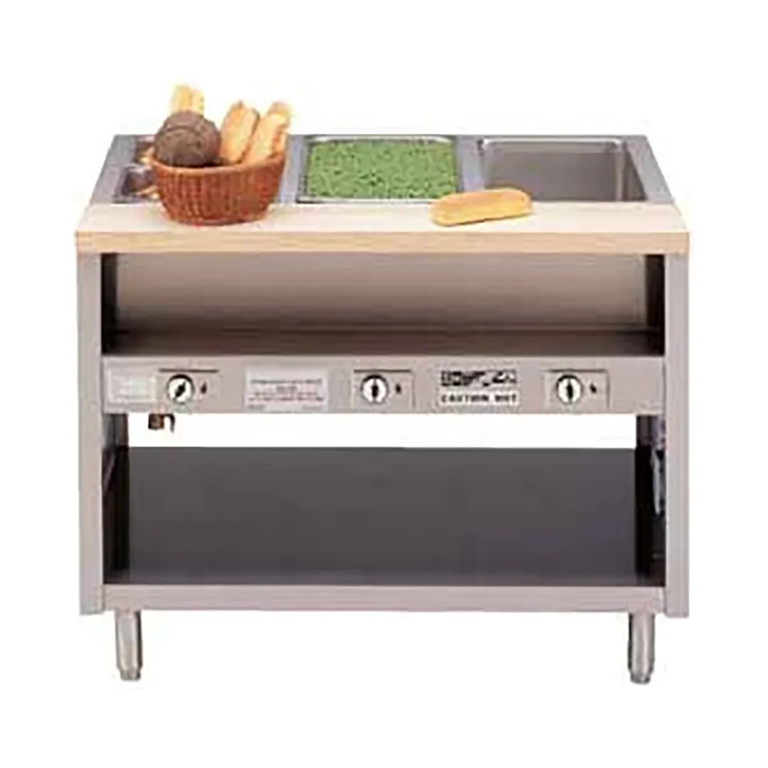 Piper Products DME-4-SS 58" Pipermatic Serving Counter, (4) Sealed Wells