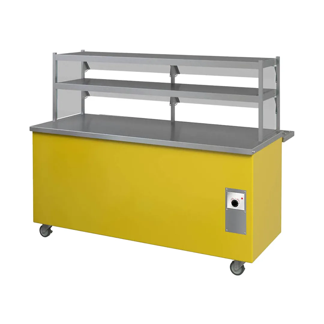 Piper Products R5-HT 74" Reflections Serving Counter, Hot Top