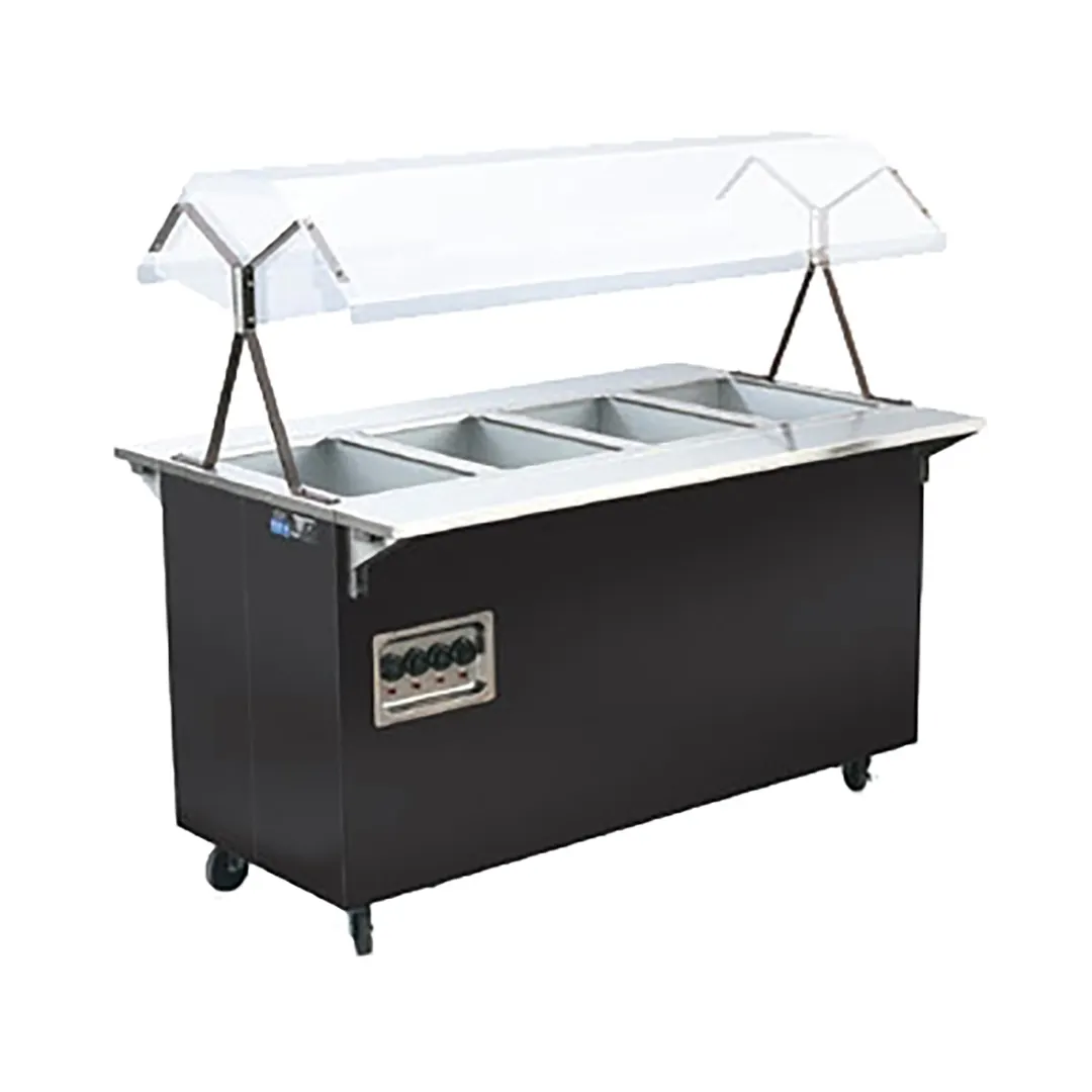 Vollrath 387122 60" 2-Series Affordable Portable™ (4) Open Well Hot Food Station