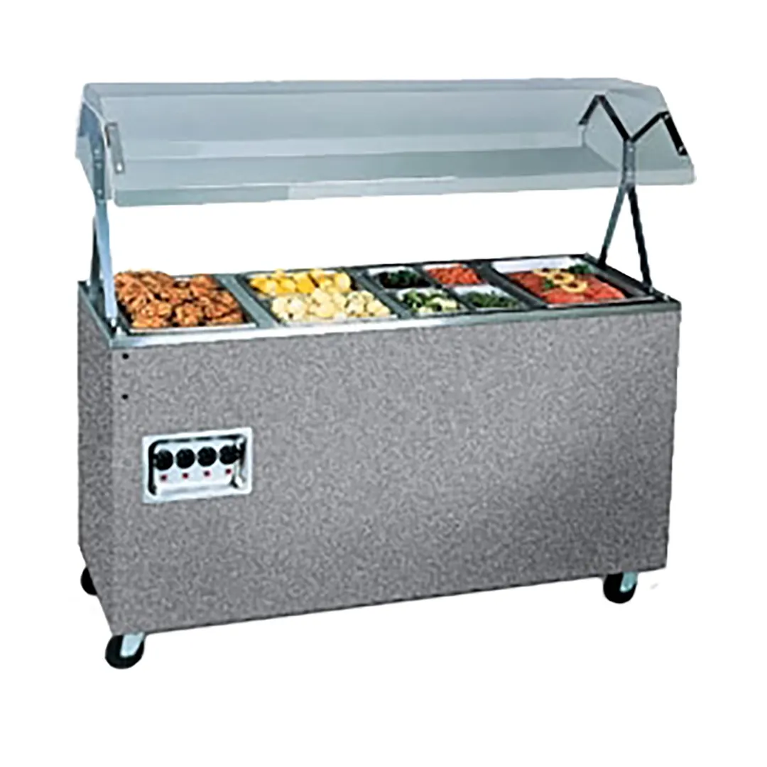 Vollrath 387322 60" 2-Series Affordable Portable™ (4) Open Well Hot Food Station