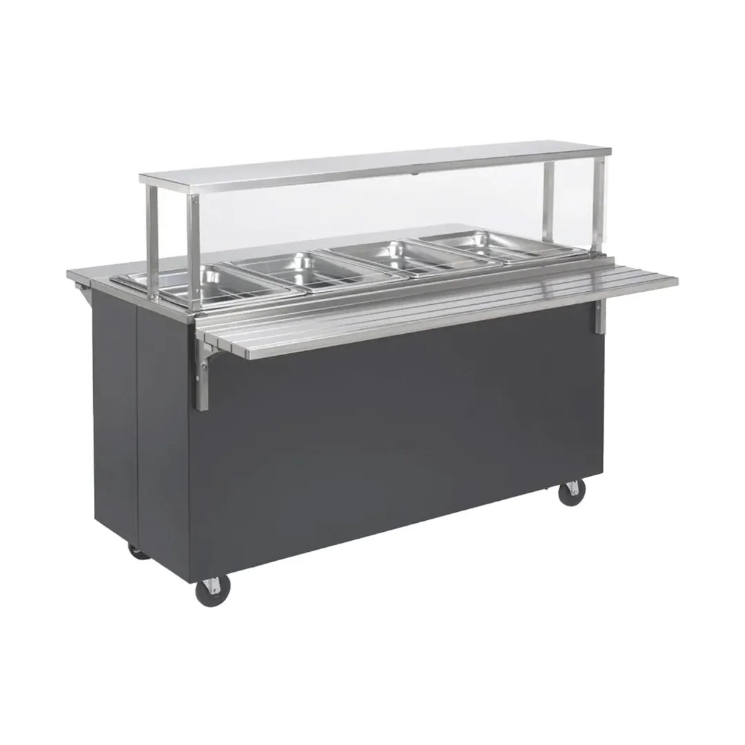 Vollrath 397122 60" 2-Series Affordable Portable™ (4) Open Well Hot Food Station