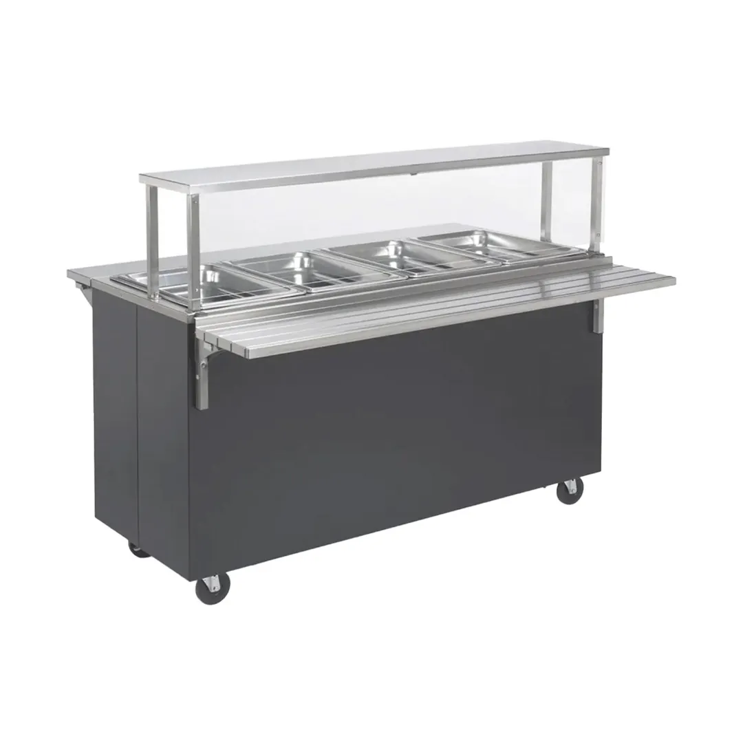 Vollrath 39945 60" 2-Series Affordable Portable™ (4) Open Well Hot Food Station