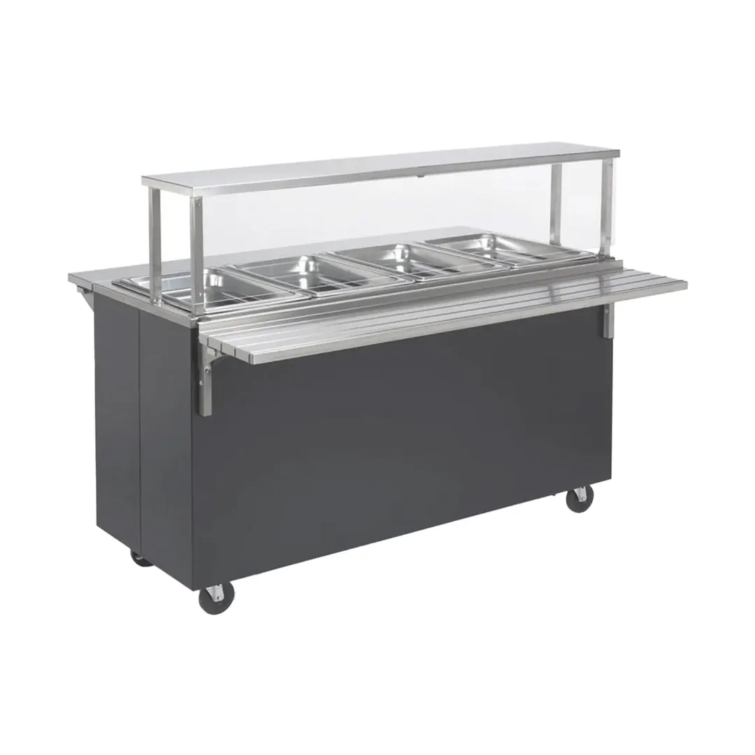 Vollrath T38731 60" 2-Series Affordable Portable™ (4) Sealed Well Hot Food Station Deluxe