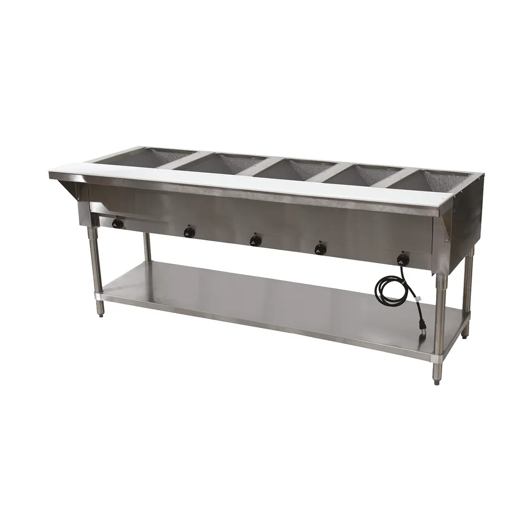 Advance Tabco HF-5E-240 77" Electric Hot Food Table, (5) Open Wells 