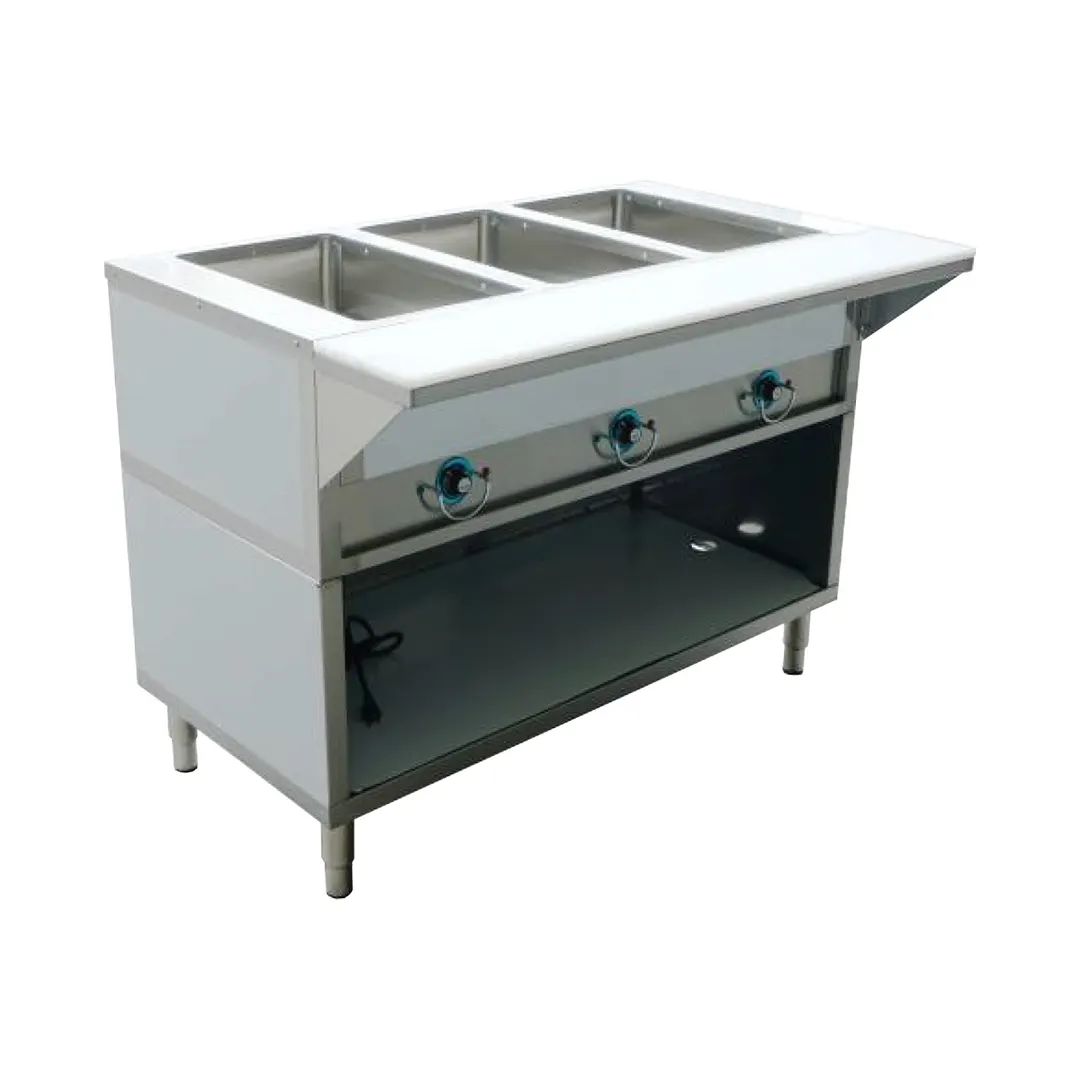 ATS MET-ESW303 48"Hot Food Station, (3) Sealed Wells