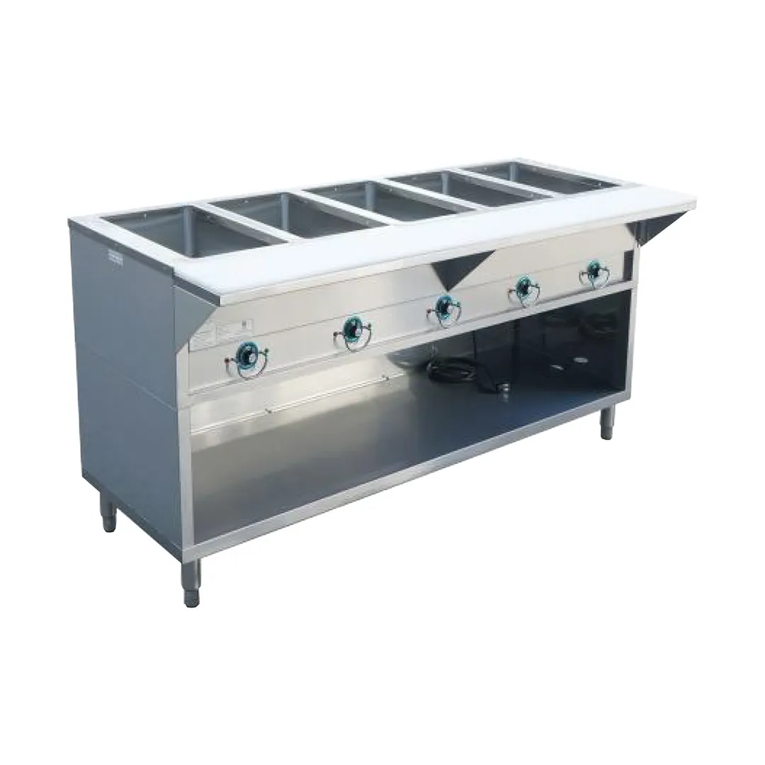 ATS  MFG MET-ESW305 73" Hot Food Station, (5) Sealed Wells