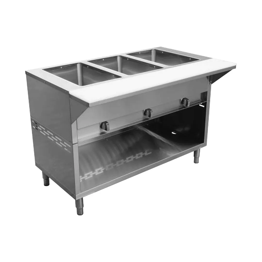 ATS MFG MET-GOW303 Gas Hot Food Serving Counter, (3) Open Wells