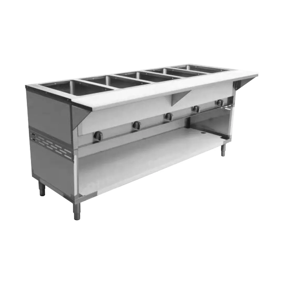 ATS MFG MET-GOW305 Gas Hot Food Serving Counter, (5) Open Wells