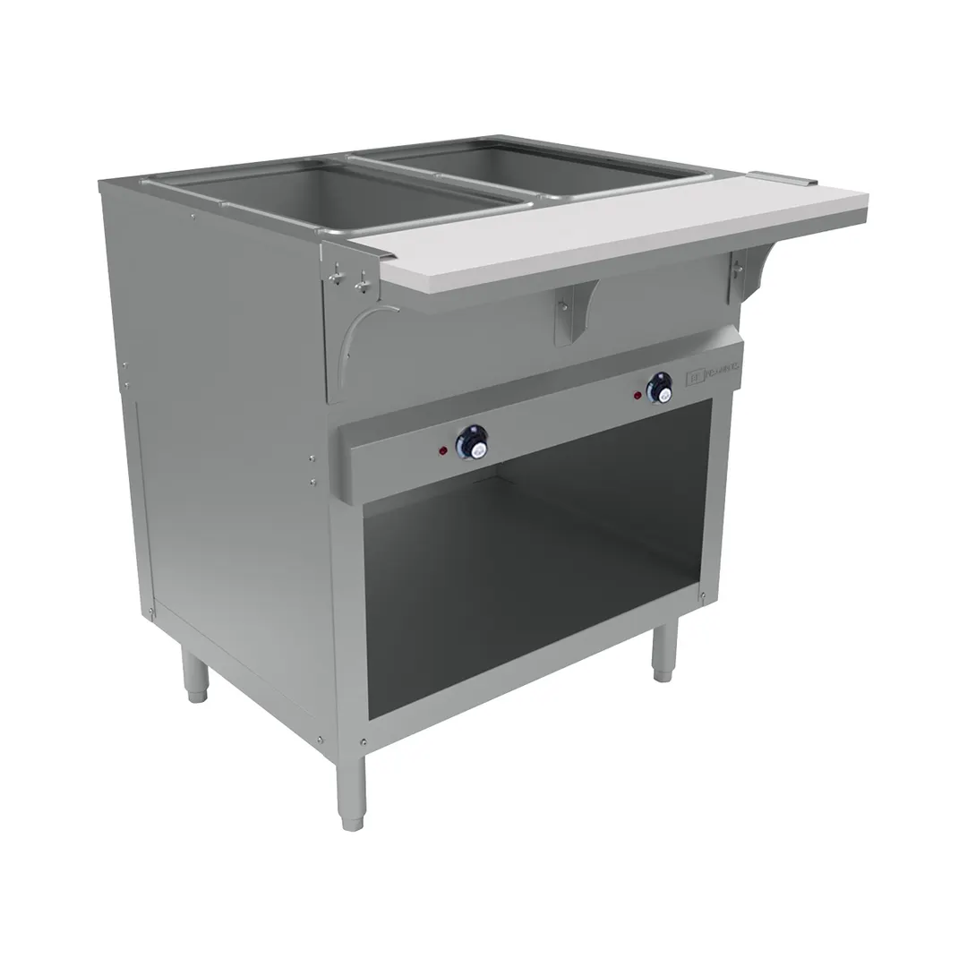 BK Resources STE-2-120-EN 30" Electric Steam Table, (2) Open Pan Wells