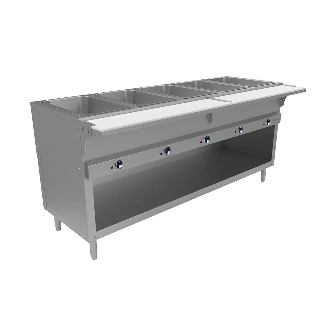 BK Resources STE-5-120-EN 72" Electric Steam Table, (5) Open Pan Wells