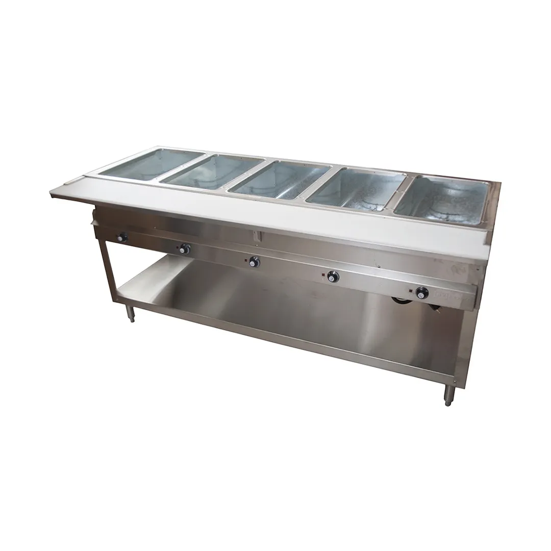 BK Resources STESW-5-240 72"  Electric Steam Table, (5) Pan Sealed Wells