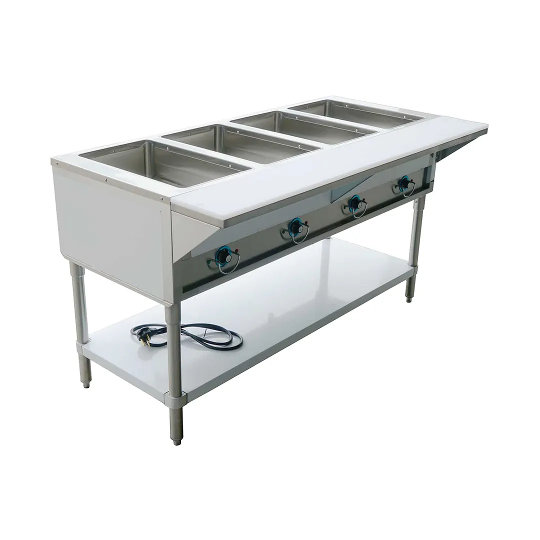 Copper Beech Range CBEST-4-S 60" Electric Hot Food Well Table, (4) Sealed Wells