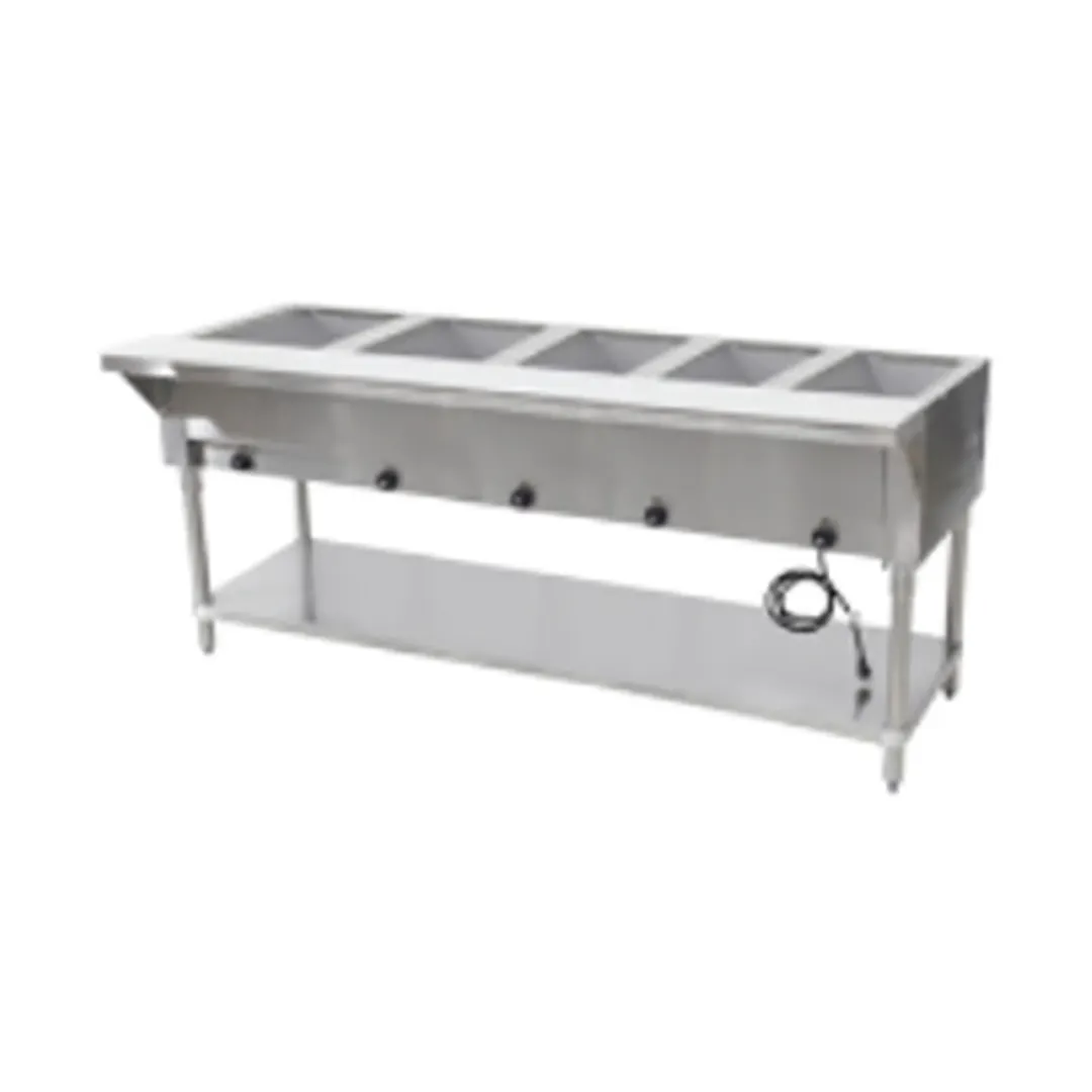 Copper Beech Range CBEST-5-S 72" Electric Hot Food Well Table, (5) Sealed Wells