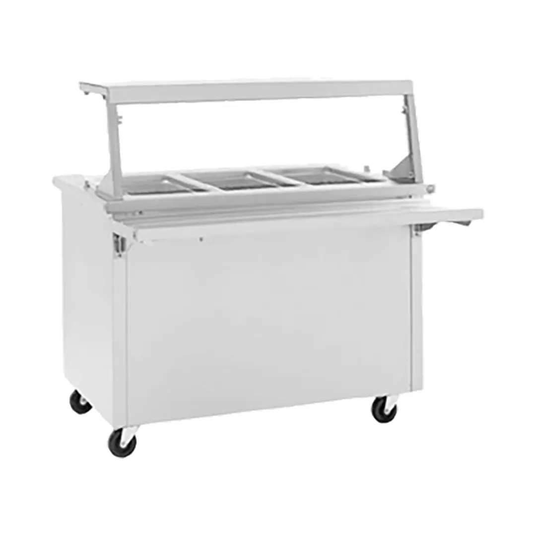 Delfield SH-3 50" Shelleyglas® Hot Food Serving Counter, (3) Wells with Understorage