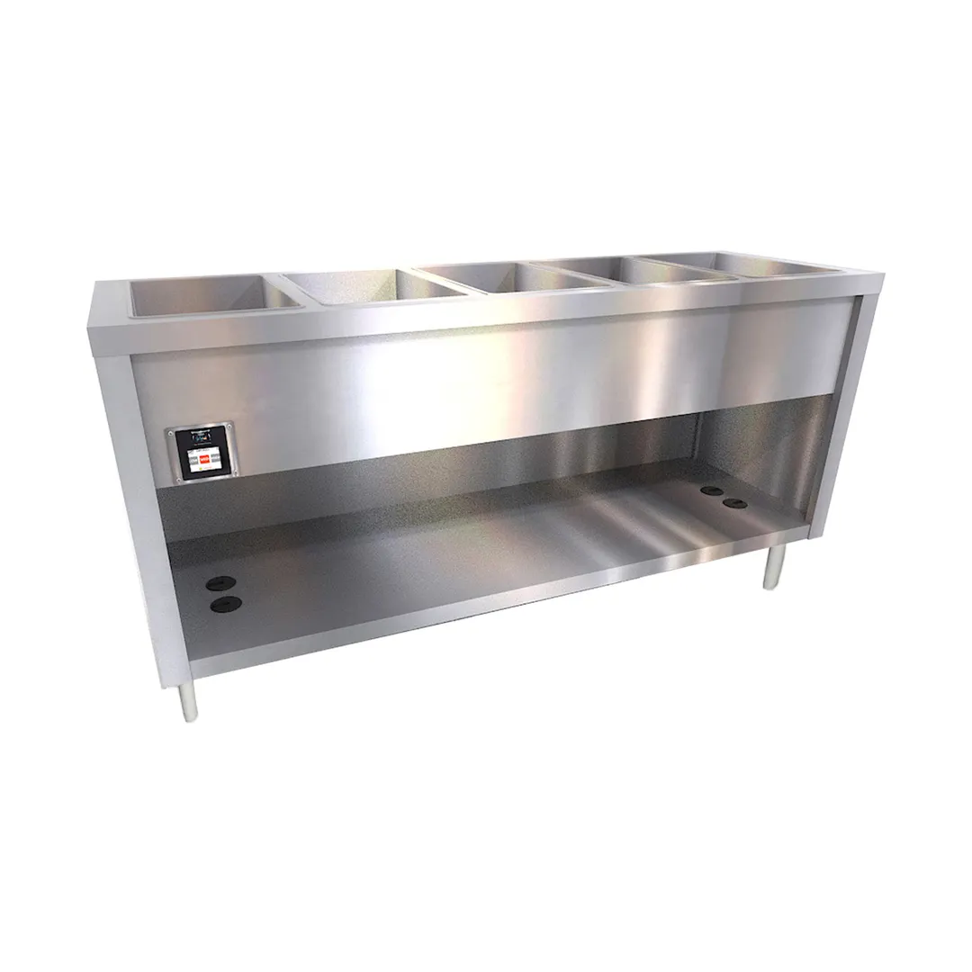 Duke E305-WW-25PG 74" Aeroserv™ Ganged Waterless Well Hot Food Unit