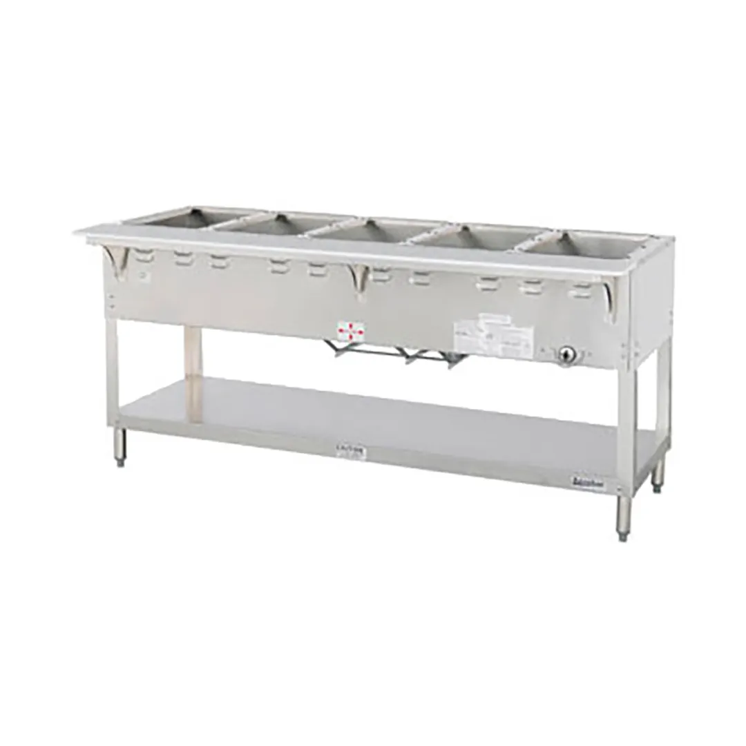 Duke WB305 Aerohot Steamtable Wet Bath Unit, 72-3/8"W, Gas