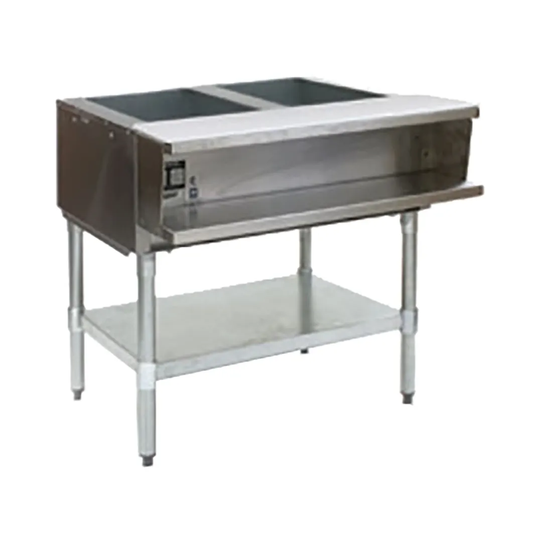 Eagle Group AWT2-NG-1X 33" Gas Hot Food Serving Counter, (2) Pan Capacity