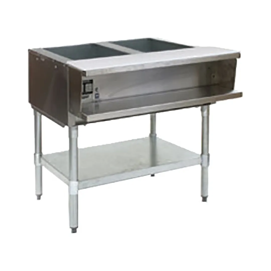 Eagle Group AWT2-NG-3VP Gas Hot Food Serving Counter, (2) Pan Capacity