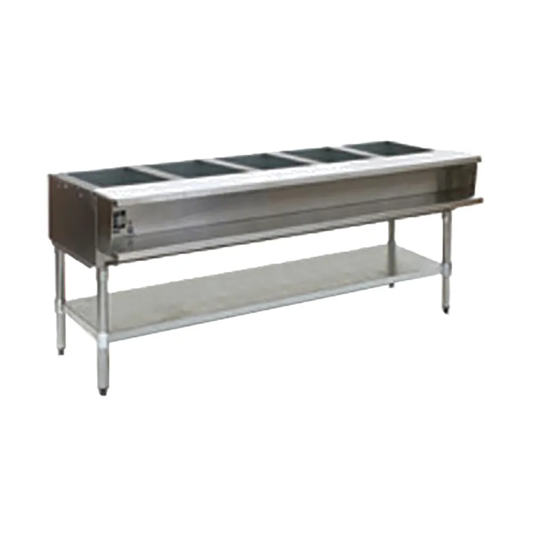 Eagle Group AWT5-NG-3VP Gas Hot Food Serving Counter, (5) Pan Capacity