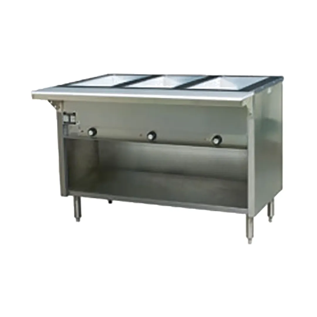 Eagle Group HT3OB-NG-X 48" Gas Hot Food Serving Counter, (3) Pan Capacity