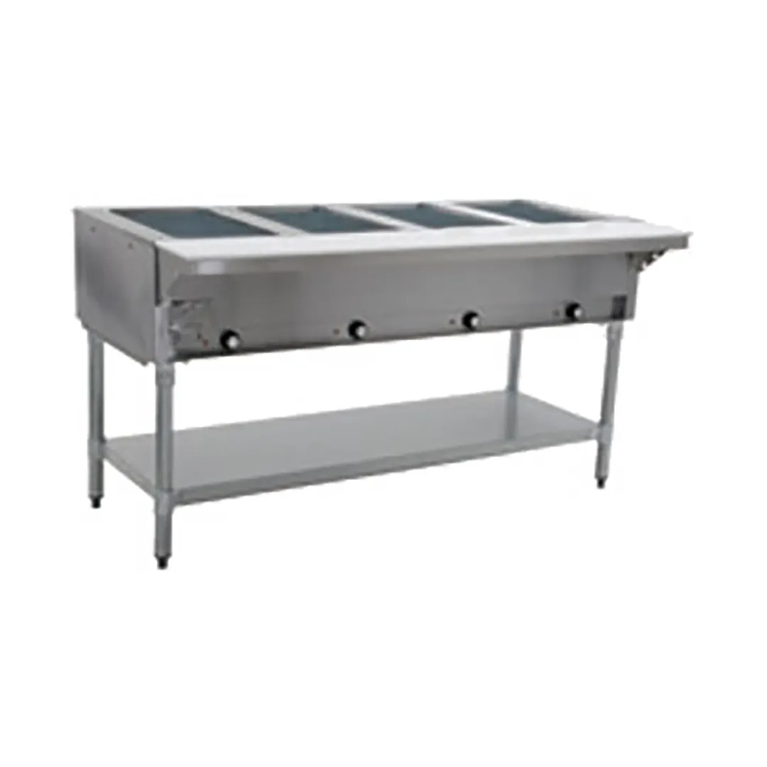 Eagle Group HT4-NG-1X 63" Gas Hot Food Serving Counter, (4) Pan Capacity