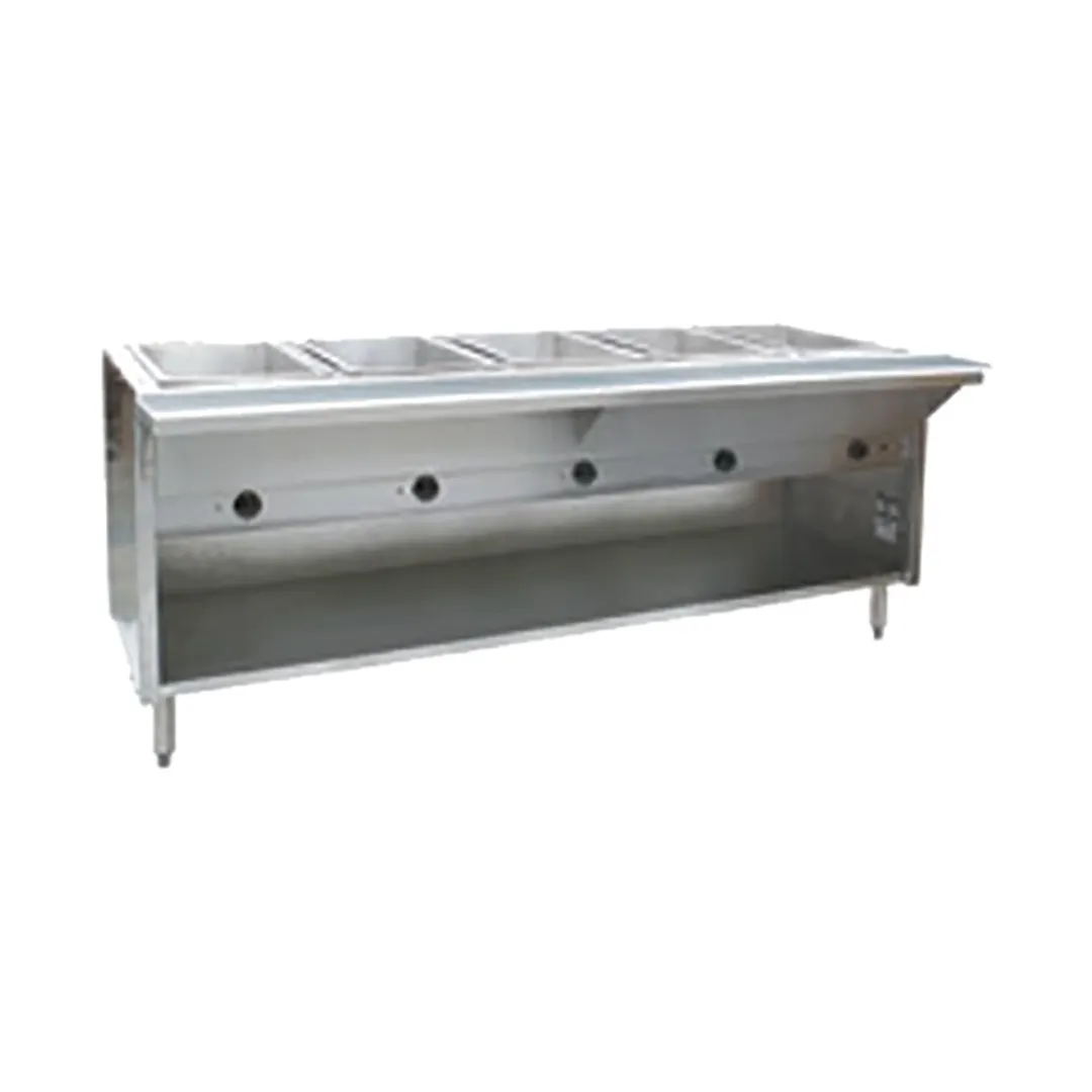 Eagle Group HT5OB-LP 79" Gas Hot Food Serving Counter, (5) Pan Capacity