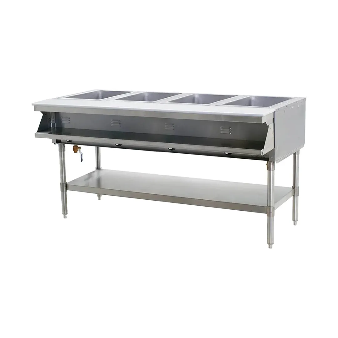 Eagle Group SHT4-208-3 63" Sealed Well Hot Food Table, (4) Pan Capacity