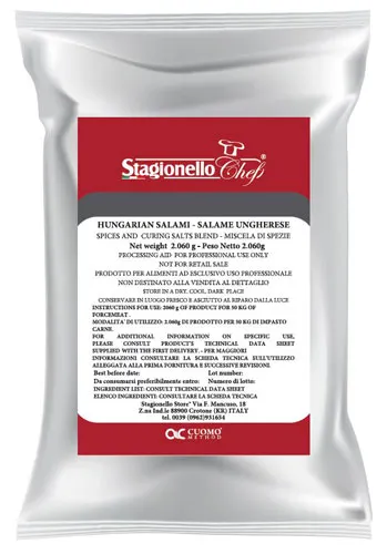 Omcan USA 47003 Curing Salts & Spice Blends For Rapid Fermentation Hungarian Salami, 2.06 Kg - 1/Bag