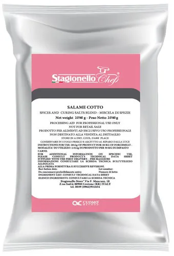 Omcan USA 47007 Curing Salts & Spice Blend for Cooked Salami Mortadella, 1 kg Bag - 1/Bag
