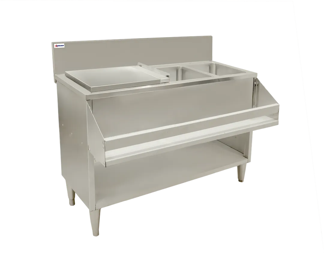 Omcan USA 48618 (48618) Cocktail Mix Unit, with Sink & Cover, 36"W X 24"D