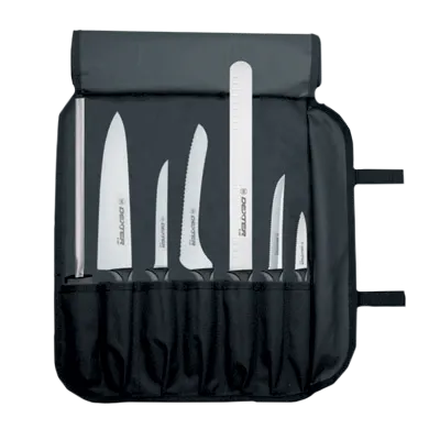 Dexter 29813 V-Lo (VCC7) 7-Pc Knife Set:3-1/2"-12" knives, 12" Diamond Sharpener, Nylon Bag - Set