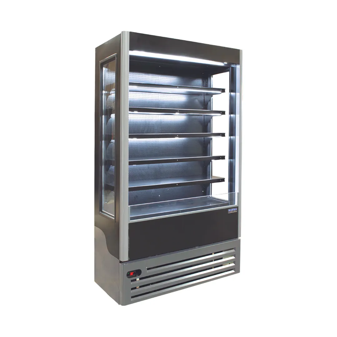 Ojeda USA ALPA 120H SLIM 47" Vertical Alpa Slim Open Air Merchandiser, Self-Contained, 5 Shelves