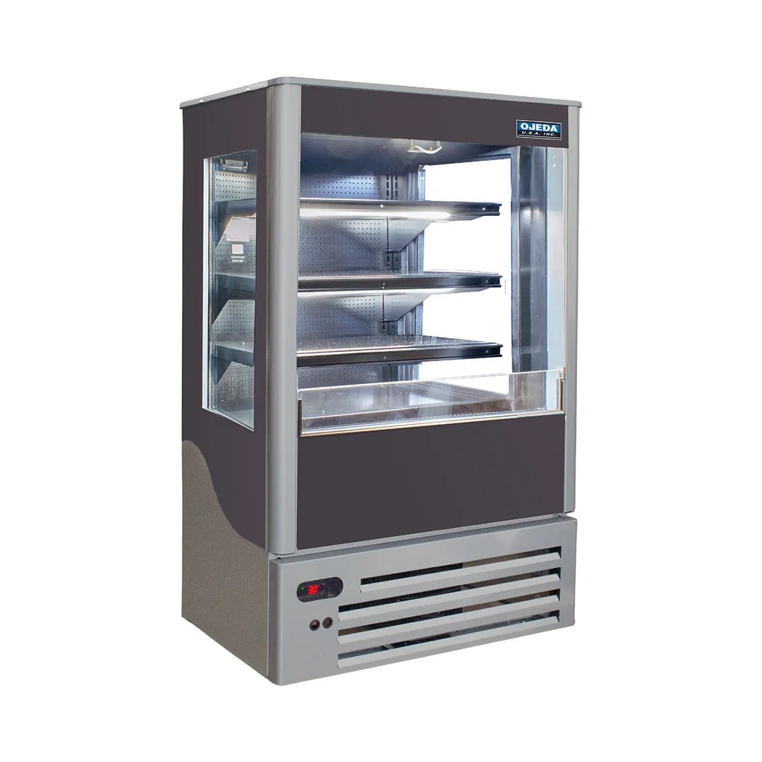 Ojeda USA ALPA-55H SLIM 36" Vertical Alpa Open Air Merchandiser, Self-Contained, 3 Shelves