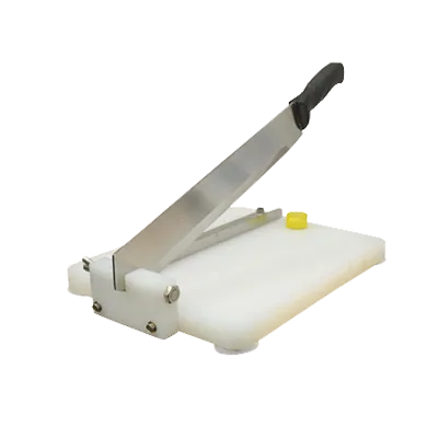 Omcan USA 27863 - Lobster Cutter, Stainless Steel Blade, Polypropylene Board, Suction Feet, Guide, Blade Stopper