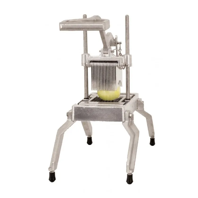 Omcan USA 41862 Vertical Fruit & Vegetable Slicer – 3/16\" Stainless Steel Blade, Manual, Non‑Skid Feet