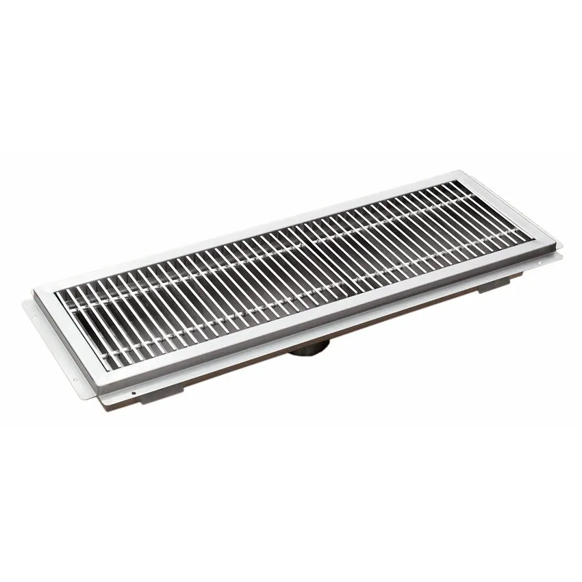 Omcan USA 44611 (44611) Floor Trough, 12" X 72", with Stainless Steel Grating