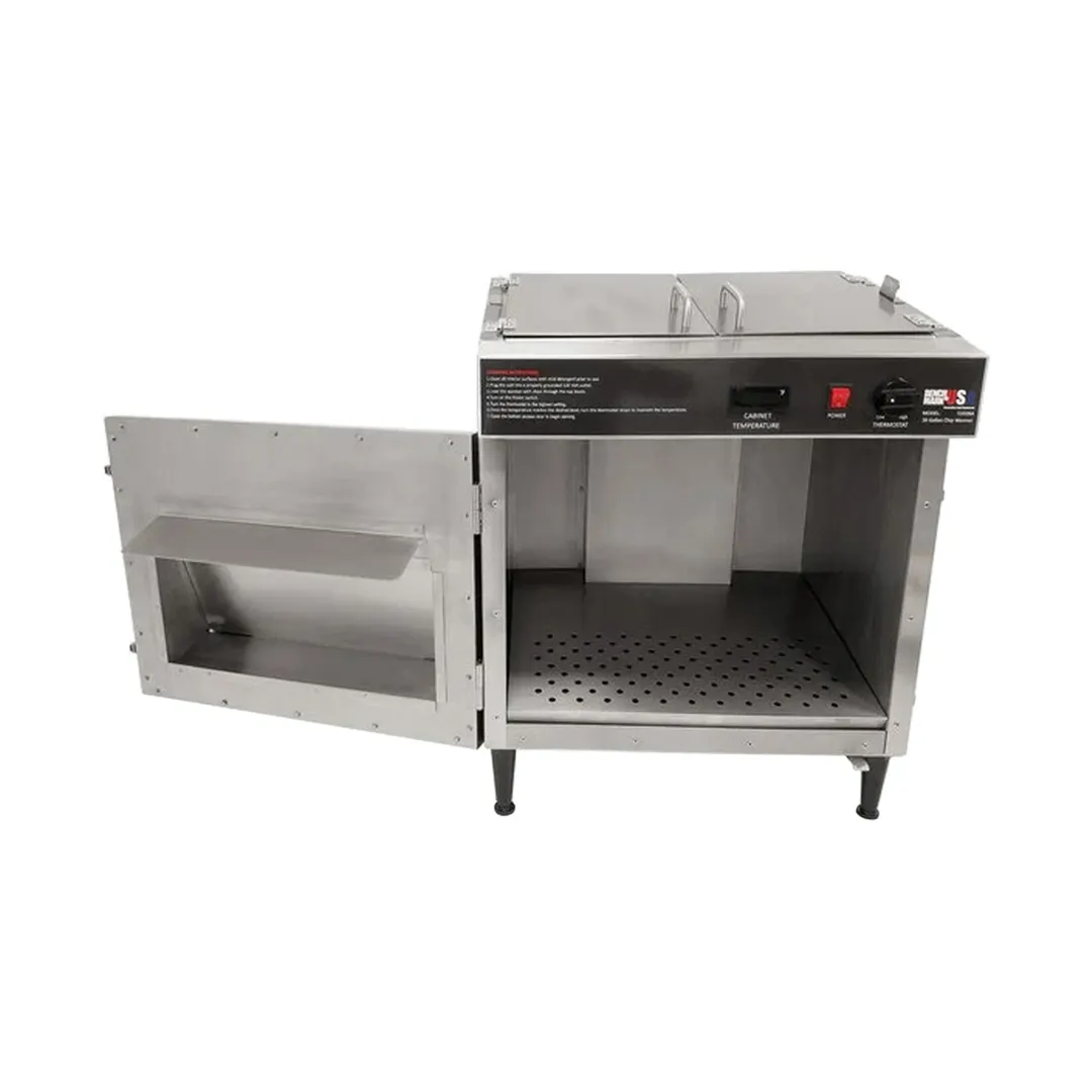 Winco 51026 Benchmark Countertop Stainless Steel Nacho Chip Warmer 26 Gallon Capacity - 780 Watts