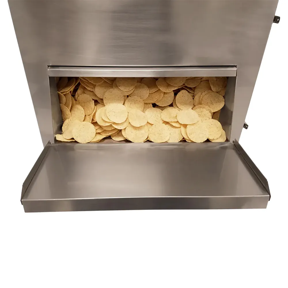 Winco 51026 Benchmark Countertop Stainless Steel Nacho Chip Warmer 26 Gallon Capacity - 780 Watts