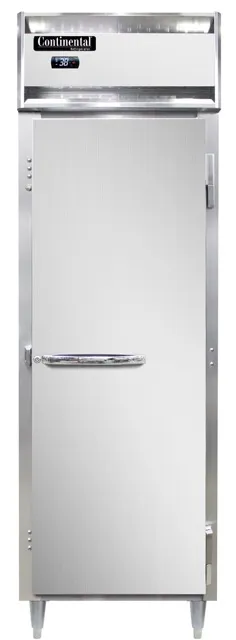 Continental Refrigerator D1RNSSPT-SD-GD 38" 2-Door Solid & Glass Pass-Thru Refrigerator, 21 cu. ft.
