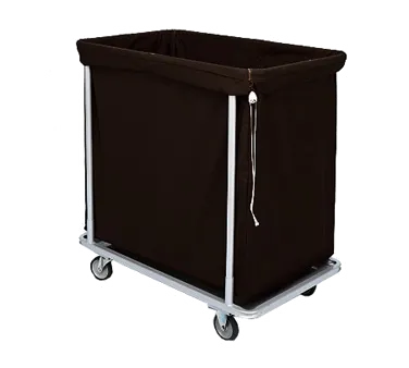 Forbes Industries 1112 Laundry Cart w/ 12 Bushel Capacity, Heavy Duty Black Cloth Bag