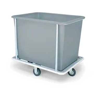 Forbes Industries 1179-B Steel Laundry Cart w/ 12 Bushel Capacity, Vinyl Bumper