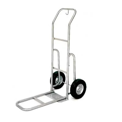 Forbes Industries 1550 Standard Bellman's Handtruck w/ 24"L Dropnose, Brushed Stainless Steel