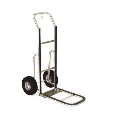 Forbes Industries 1552 Standard Bellman's Handtruck w/ 24"L Dropnose, Brushed Stainless Steel 