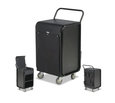 Forbes Industries 2044 Alumunique InRoom Attendant / Housekeeping Cart w/ (2) Shelves