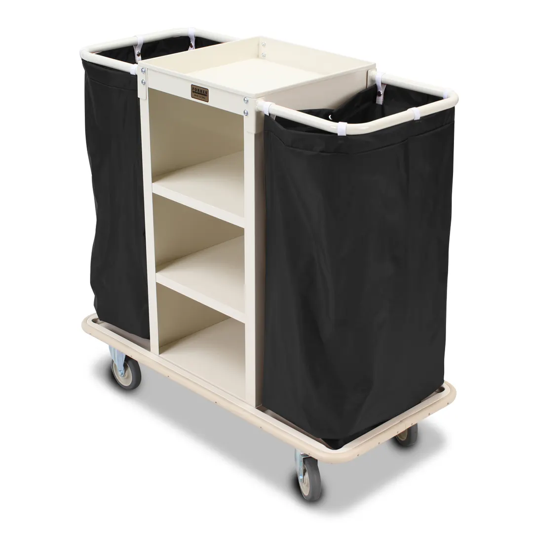 Forbes Industries 2140 Housekeeping Cart w/ (3) Shelves - 22”W x 45”D x 43”H