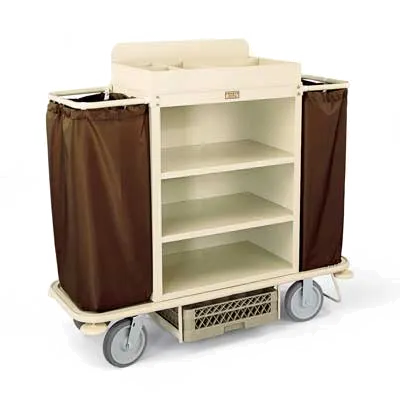 Forbes Industries 2148 Guest Room Attendant / Housekeeping Cart w/ (3) Shelves - 30"W X 19"D X 36"H 