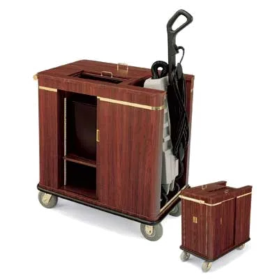 Forbes Industries 2238 Pressure Laminate Guest Room Attendant Cart w/ Vacuum Compartment