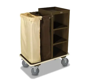 Forbes Industries 2261 InRoom Attendant / Housekeeping Cart w/ (3) Shelves - 18" W X 18" D X 36" H 
