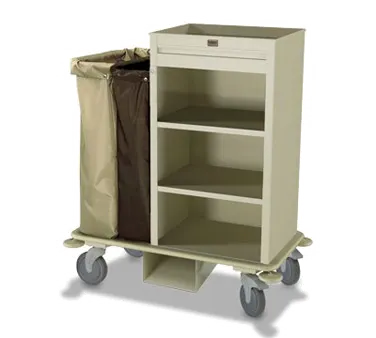 Forbes Industries 2265 Forbes Industries Housekeeping Cart w/ (3) Shelves - 24" W x 18" D x 42" H